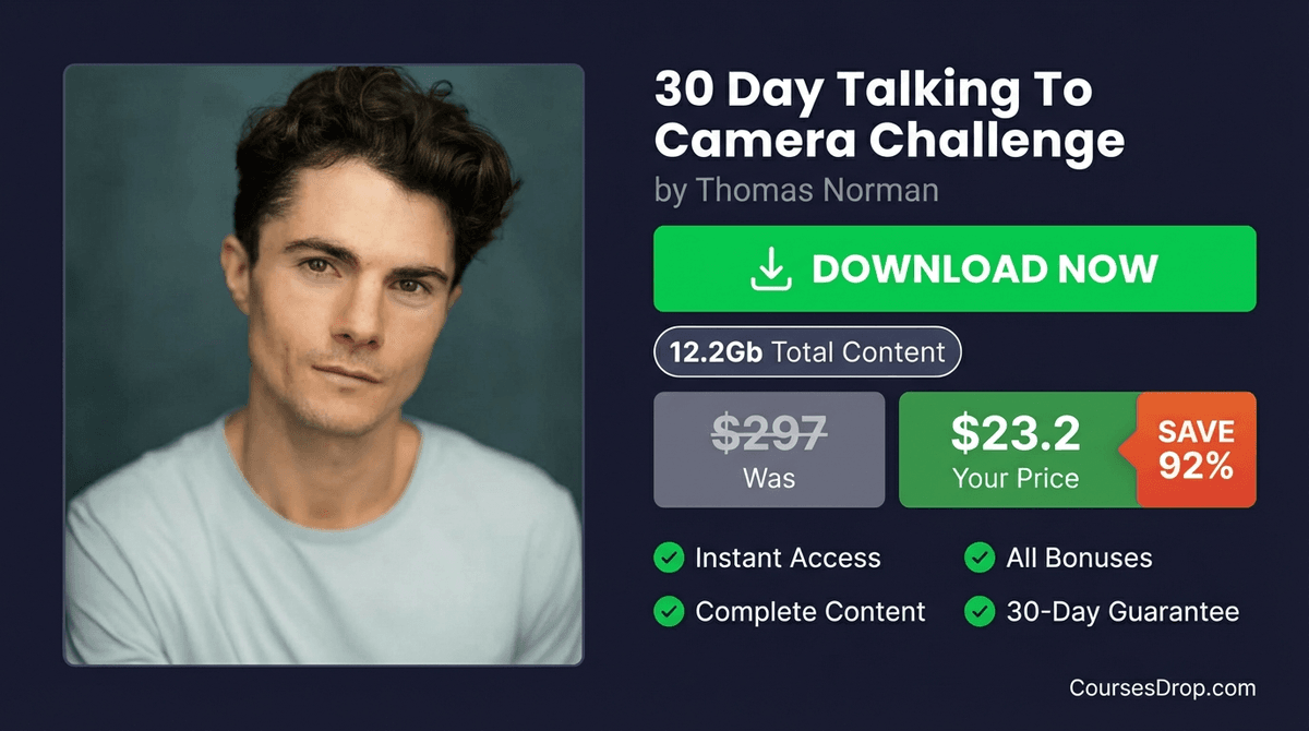 30 Day Talking To Camera Challenge download package