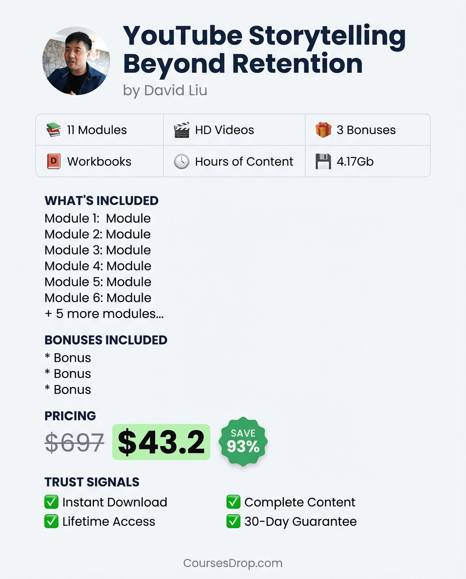 YouTube Storytelling Beyond Retention infographic